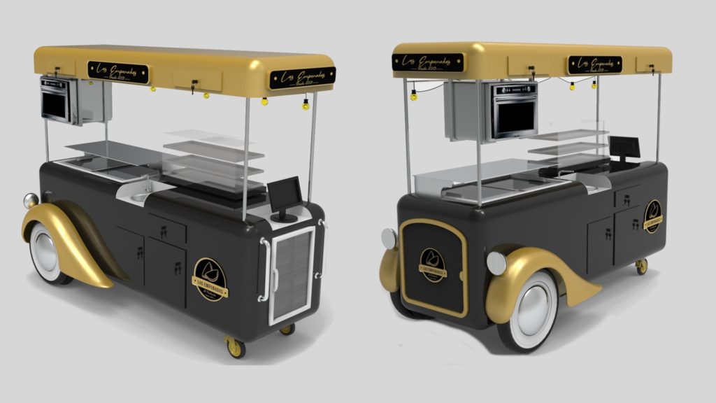 Food truck da Las Empanadas atendendo em um evento no Rio de Janeiro