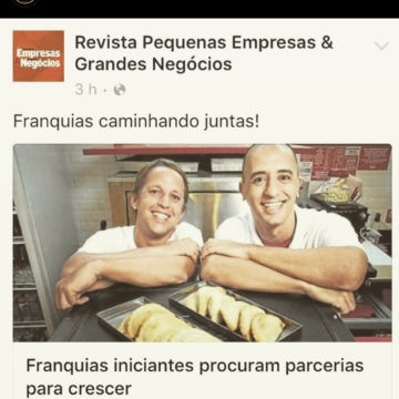 Matéria da revista Pequenas Empresas & Grandes Negócios sobre franquias iniciantes